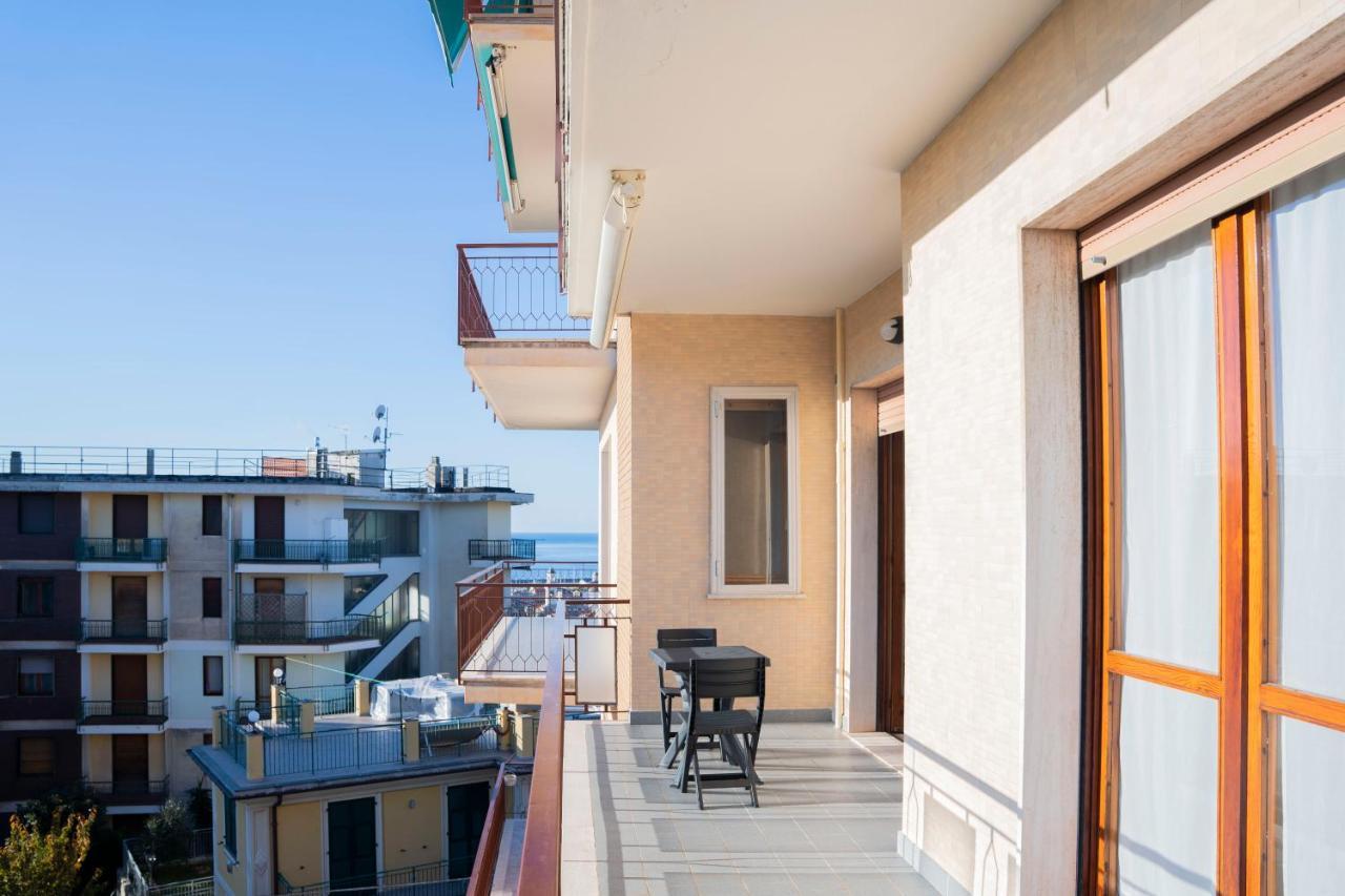 093 - Casa Panorama, Vista Mare E Vista Portofino, 500 Metri Centro Di Chiavari, Posto Auto Gratis Incluso公寓 外观 照片