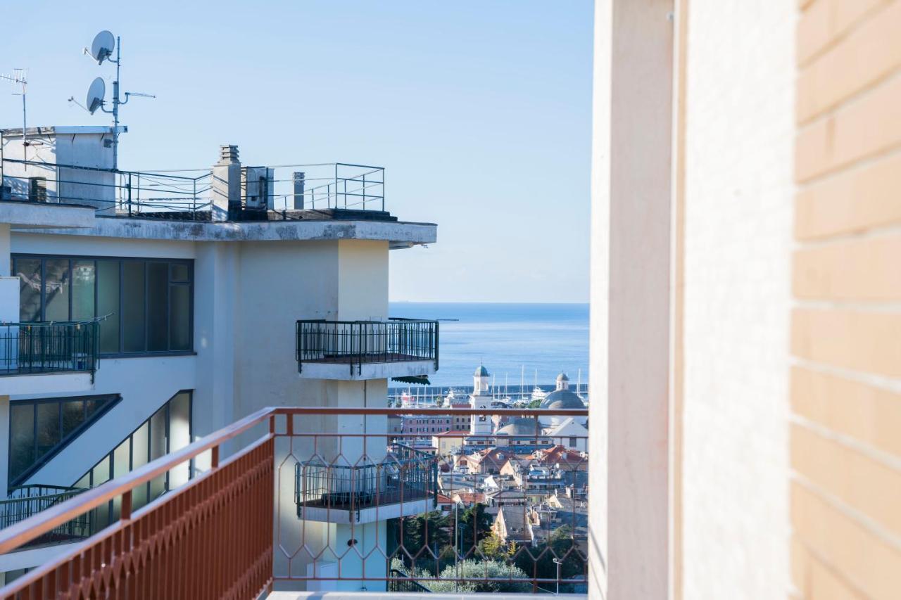 093 - Casa Panorama, Vista Mare E Vista Portofino, 500 Metri Centro Di Chiavari, Posto Auto Gratis Incluso公寓 外观 照片