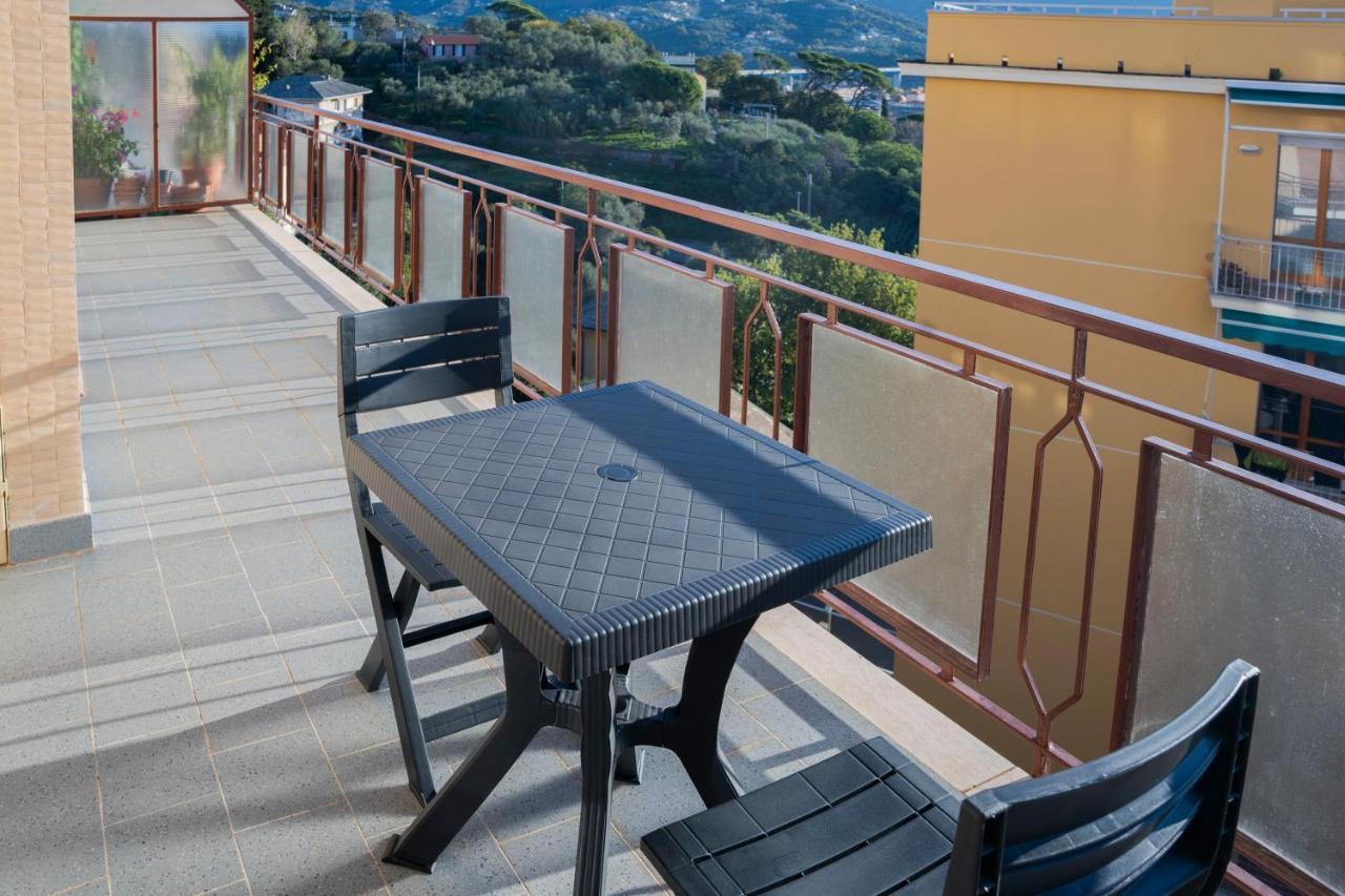 093 - Casa Panorama, Vista Mare E Vista Portofino, 500 Metri Centro Di Chiavari, Posto Auto Gratis Incluso公寓 外观 照片