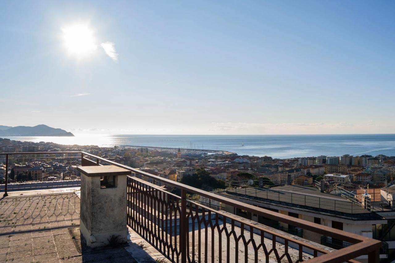 093 - Casa Panorama, Vista Mare E Vista Portofino, 500 Metri Centro Di Chiavari, Posto Auto Gratis Incluso公寓 外观 照片